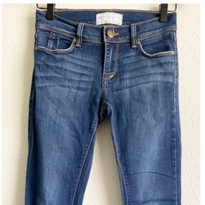 Free People Dark Wash Skinny Jeans